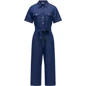 Salsa Jeans 21011488 Kortärmad Jumpsuit