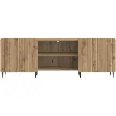 vidaXL TV-skåp Artisan-ek 150 x 31 x 52 cm Konstruerat trä