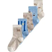 Next Sockor beige / mörkbeige / ljusblå