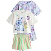Next Pyjamas 'Disney Lilo Und Stitch' kräm / lila / syrén / aprikos