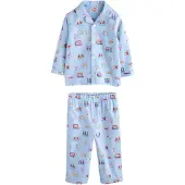 Next Pyjamas beige / ljusblå / rosa / röd