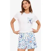 Lipsy Kort pyjamas royalblå / cyanblå / röd / vit