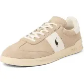 Ralph Lauren Ftw för män. 809960995003 Heritage Aera beige träningsskor i mocka (41), Hud, Karta, Nyckelband, Casual