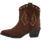 Lipsy Cowboystövel azur / choklad / ljusbrun / guld