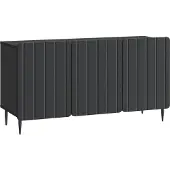 vidaXL TV-skåp Svart 99 x 34,5 x 52 cm Konstruerat trä