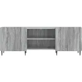 vidaXL TV-skåp Grå sonoma-ek 150 x 31 x 52 cm Konstruerat trä