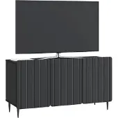 vidaXL TV-skåp Svart 99 x 34,5 x 52 cm Konstruerat trä