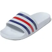 Adidas Pantolette 'ADILETTE AQUA' mörkblå / röd / vit