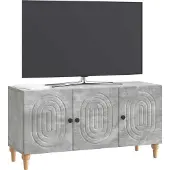 vidaXL TV-skåp Betonggrå 99 x 34,5 x 50 cm Konstruerat trä