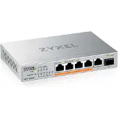 Zyxel XMG-105 5-portars 10/2,5G MultiGig PoE-switch, ohanterad
