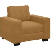 vidaXL Soffstol brun 60 cm sammet