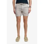 Superdry för män. M7110520A Shorts Merchant Linne grå (L), Casual, Lino