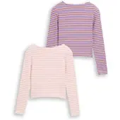 Tom Tailor T-shirt safir / ljusorange / rosa / vit