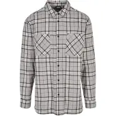 Urban Classics Oversized Check Skjorta Med Långa ärmar