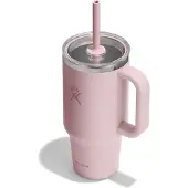 Hydroflask 32oz Travel Tumbler Clear Lid