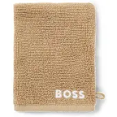 BOSS Cotton wash mitt with contrast embroidered logo