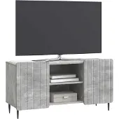 vidaXL TV-skåp Betonggrå 102 x 34,5 x 52 cm Konstruerat trä
