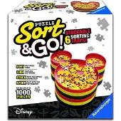 Ravensburger 17975 Disney Mickey Mouse Sort & Go Jigsaw Puzzle Accessory - robust och lttanvnd plast Mickey Mouse Head -formade sorteringsfack