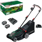 Bosch Batteridriven gräsklippare Rotak 18V2-43; 18 V; 2x4,0 Ah batt.