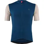 Loeffler Skys Clear Mid Full Zip Korta ärmar Cykeltröja