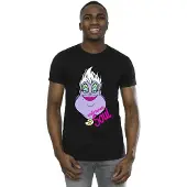Disney Mens Villains Ursula olycklig själ T-shirt (Svart)