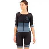 Otso Black Kortärmad Triathlondräkt