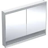 Geberit Spegelskåp ONE inbyggd hylla 90x120x15 alu