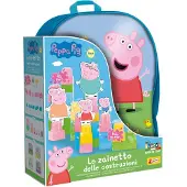 Lisciani Swinka Peppa ryggsäck med byggklossar