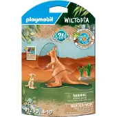 Playmobil Wiltopia - Känguru m. Ung - 7 Delar - 71290 - - One Size - Leksaksdjur