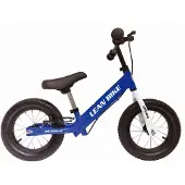 Leantoys löparcykel för att putta CROWN blå