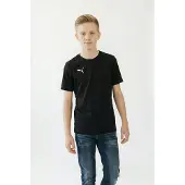 Puma T-shirt Teamgoal Casuals - Svart/vit Barn, storlek YL/152 cm