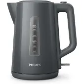 Philips Series 3000 HD9318 - Vattenkokare - 1.7 liter - 2.2 kW - mörkgrå