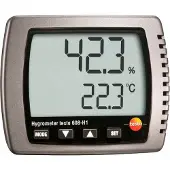 Testo 608-H1 Hygrometer 10 % rF 98 % rF Daggpunkt-/mögel-varningsdisplay