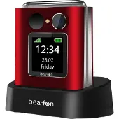 Beafon Fold 10 – 2G Silver Line, stortangent-telefon med vikbar design