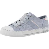 Mustang Låg sneaker blå denim / vit