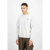 Alpha industries Sweatshirt svart / vitmelerad