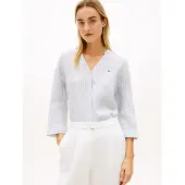 Tommy Hilfiger Relaxed Fit Pure Linen Half Sleeve Shirt