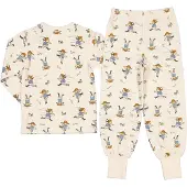 Geggamoja Pyjamas tvådelad Pippi Långstrump soft beige - 122/128