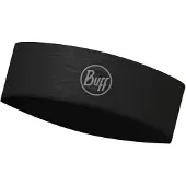 Buff Coolnet UV Slim Headband - Pannband Solid Black Unik storlek