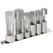 Bahco Set Med 6 Ribbade Glas