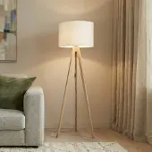 TK Lighting Golvlampa Grand , Ljust trä, Vardagsrum / matsal, Trä, Modern, Golvlampa