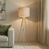TK Lighting Golvlampa Grand , Ljust trä, Vardagsrum / matsal, Trä, Modern, Golvlampa