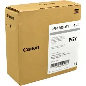 Canon PFI-1300 PGY - 330 ml - grå för fotoutskrift - original - bläcktank - för imagePROGRAF PRO-2000, PRO-2100, PRO-4000, PRO-4100, PRO-6000, PRO-...