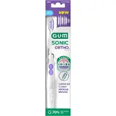Gum Sonic Ortho Batteritandborste Mjuk 1 st