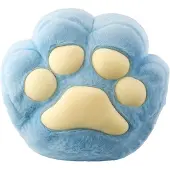 Leantoys Mjuk kramkudde med handfickor Varmare blå 40 cm LEAN Toys