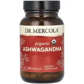 Dr. Mercola , Ekologisk Ashwagandha, 60 Kapslar (400 mg per kapsel)