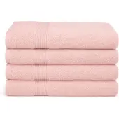 ByBorg Bambuhandduk - Badhandduk 70x140 cm - Bambu/bomullsfrotté - Rosa