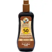Australian Gold spray gel with bronzer SPF50