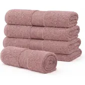 Borg Ekologisk handduk - 100% GOTS-certifierad bomull - 50x100 - Dammrosa