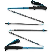 Black Diamond - Trailstavar - Distance Carbon Z Desert Sky för Unisex - Storlek 120 cm - Blå